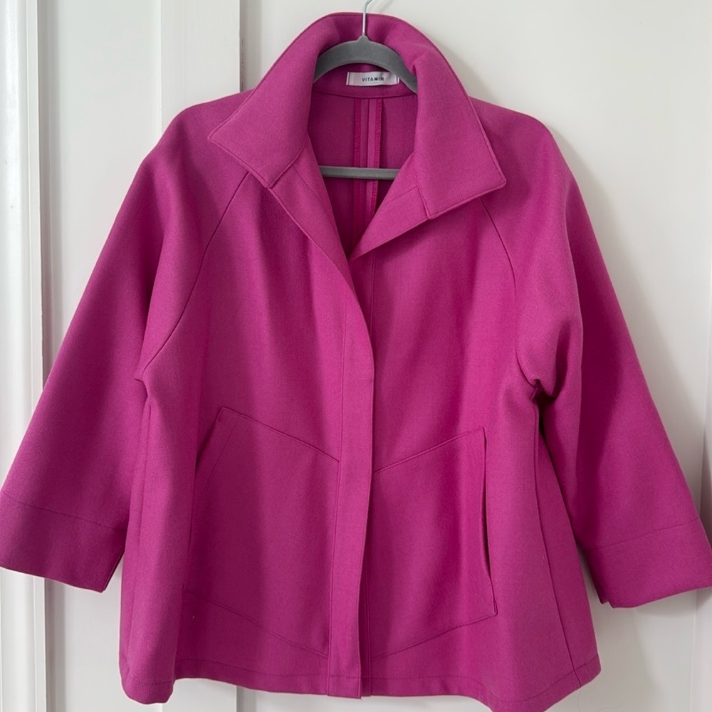 Tuckernuck Vitamin Pink Wool Jacket Size S
